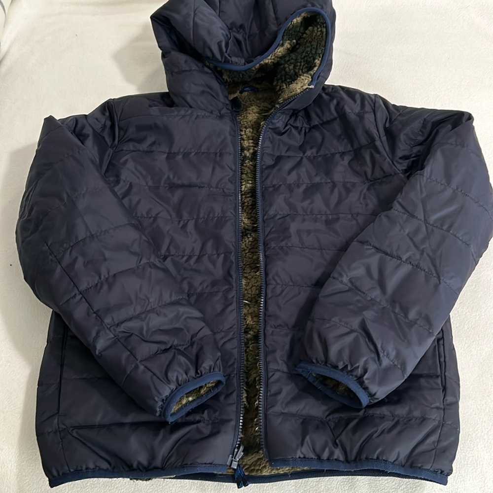 Boys jcrew fleece lined jacket